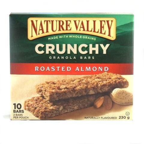 Crunchy Roast Almond Granola Bars