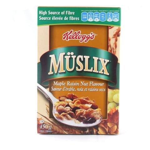 Muslix* Maple Raisin Nut Flavour cereal