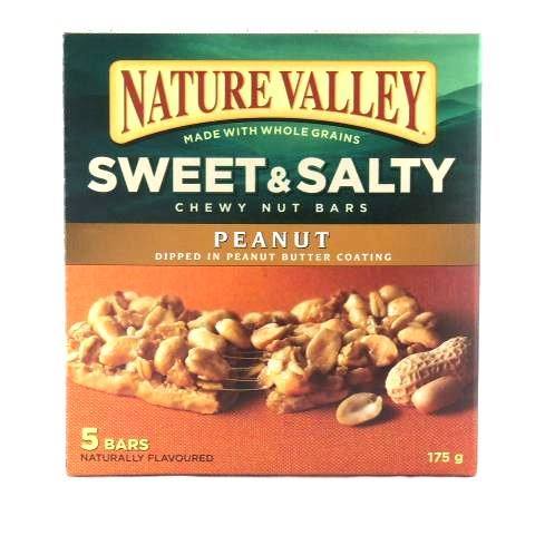 Sweet & Salty Peanut Granola Bars
