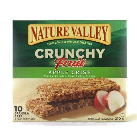 Apple Crisp Fruit Crunchy Granola Bars