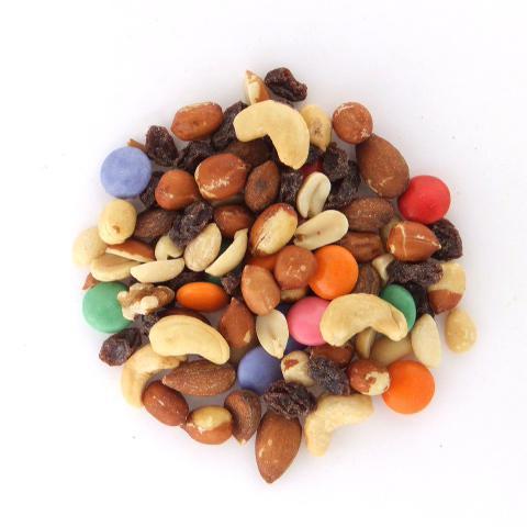 Mixed Nuts w/ Raisins and Smarties